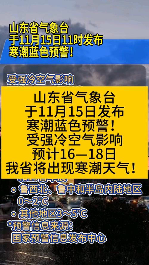 山東寒潮來(lái)襲，28~30號(hào)天氣變化如下，各市詳細(xì)天氣預(yù)報(bào)請(qǐng)收好！