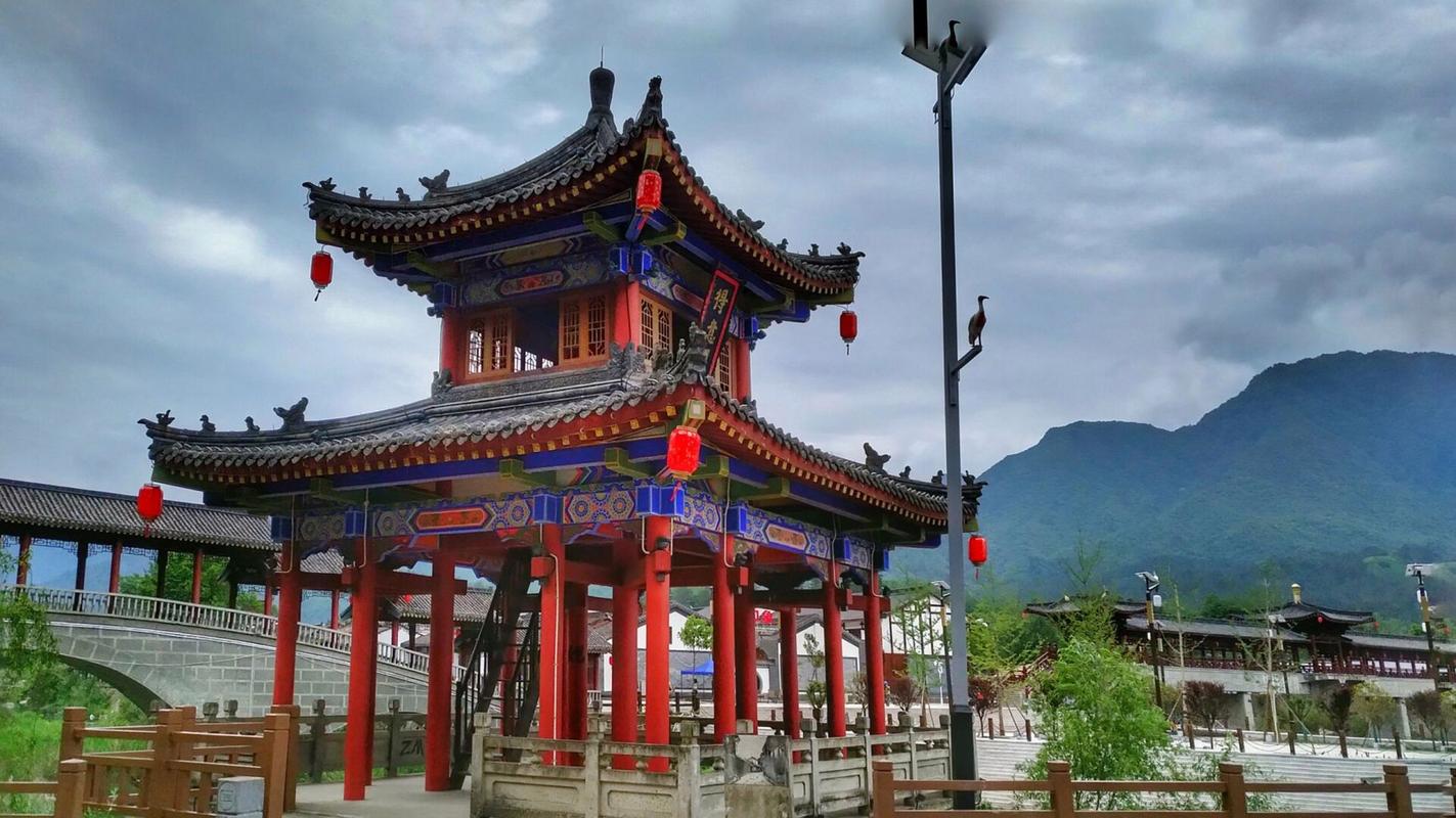 洋縣華陽古鎮(zhèn)，秦嶺四寶園，風(fēng)景美麗，空氣新鮮