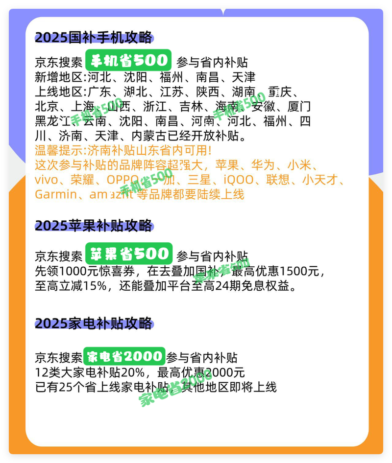 怎么參加國家補貼？2025國家補貼什么時候結(jié)束？手機國補線上申請流程和操作步驟！